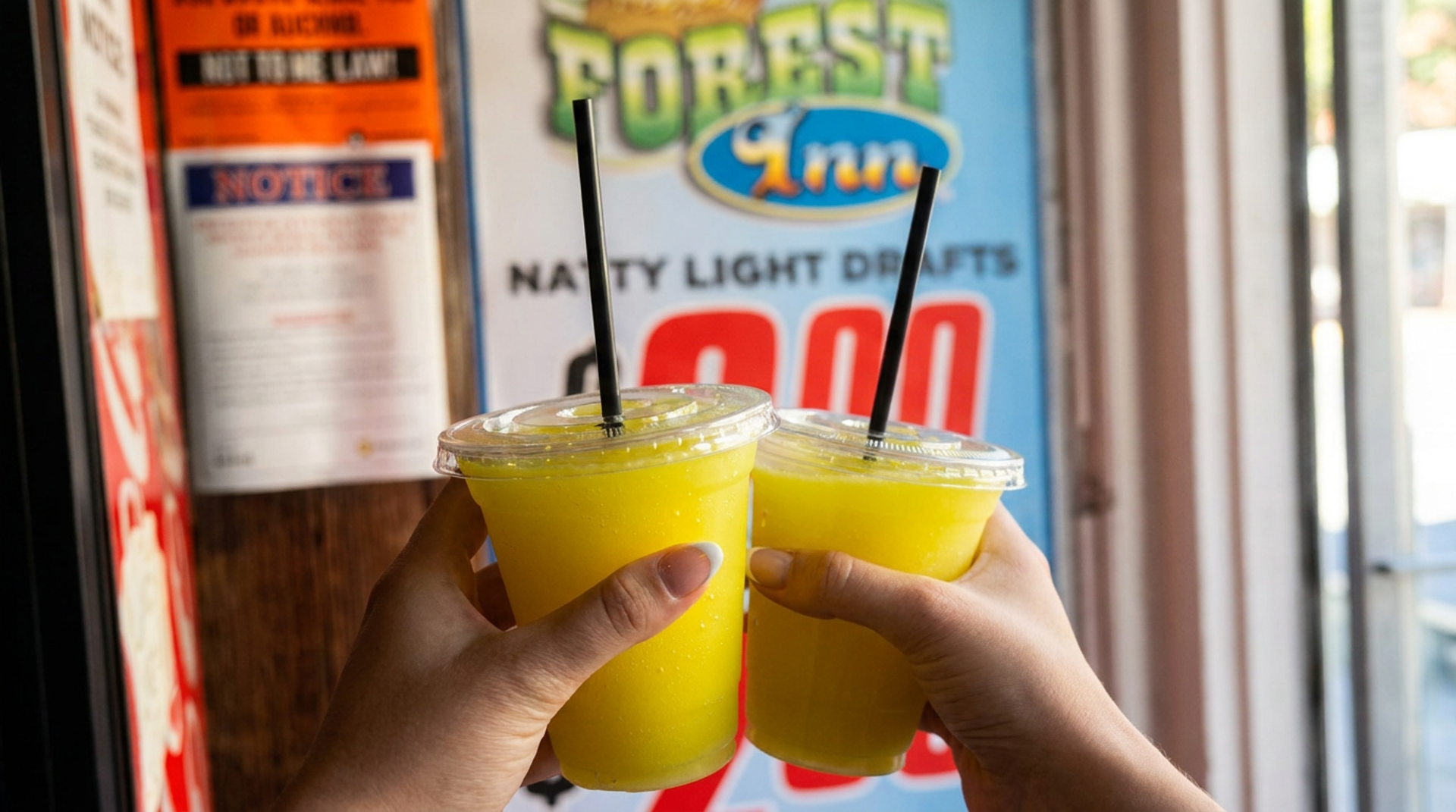Pineapple slushies